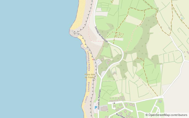 praia vale de frades location map