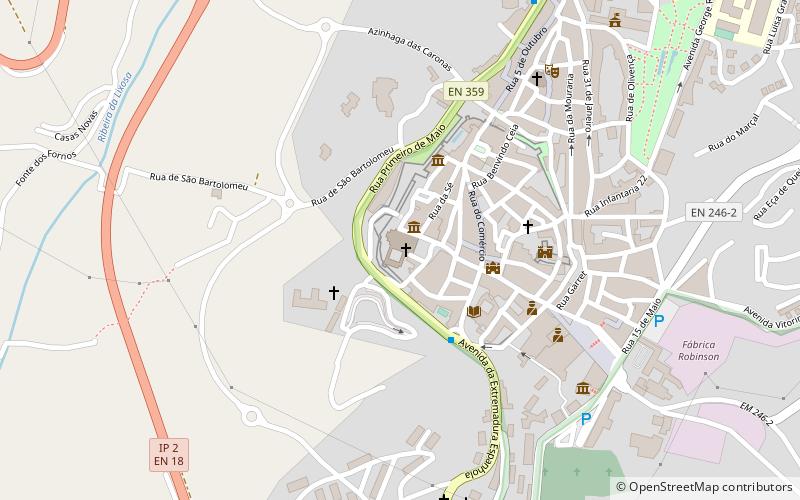 Sé de Portalegre location map