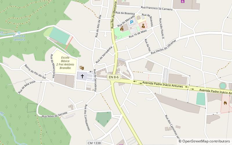 Benedita location map