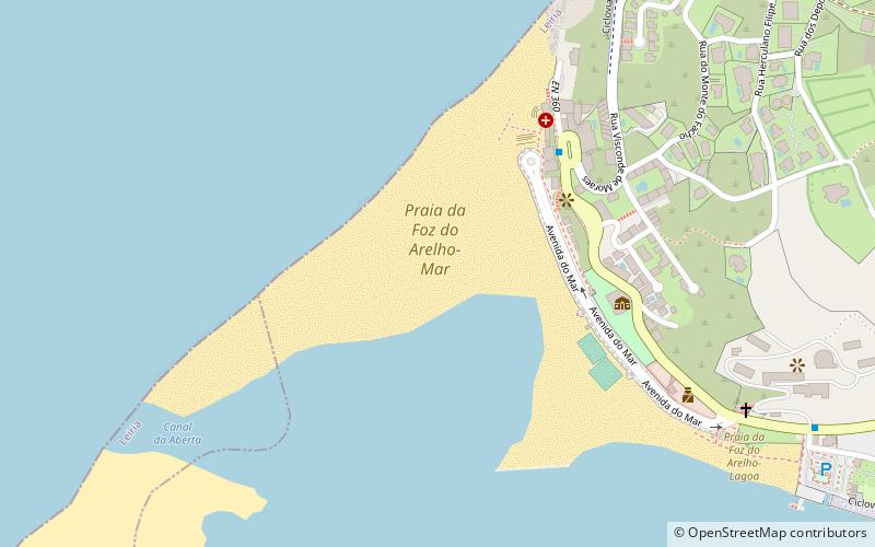 Praia da Foz do Arelho-Mar location map
