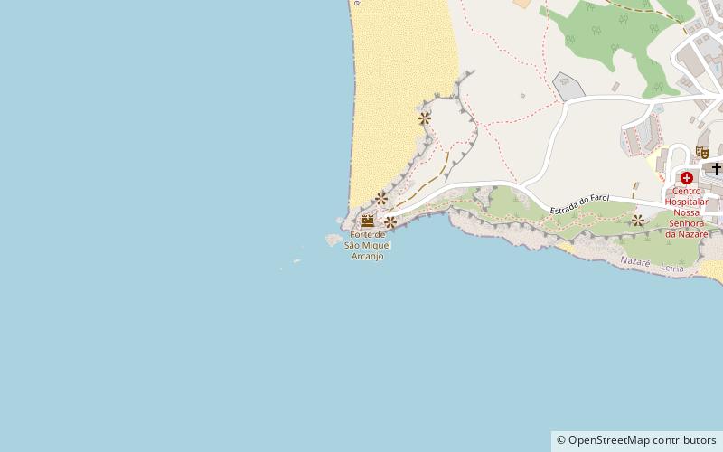 Phare de Nazaré location map