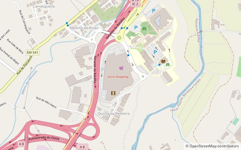 Leiria Shopping location map