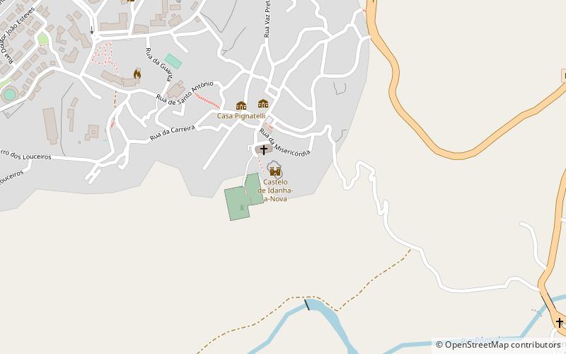 castle of idanha a nova location map