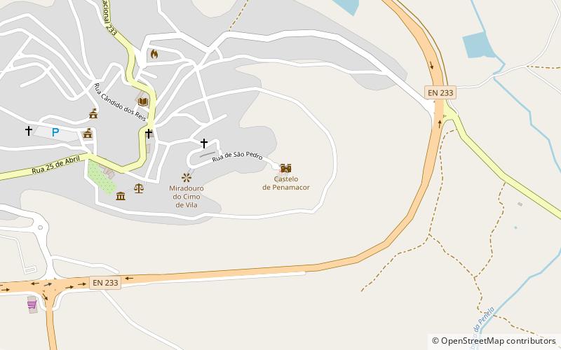 Zamek w Penamacor location map
