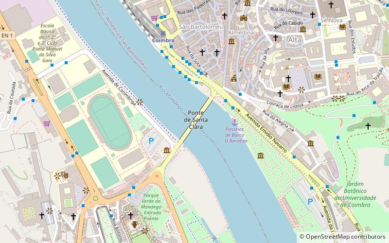 Ponte de Santa Clara location map