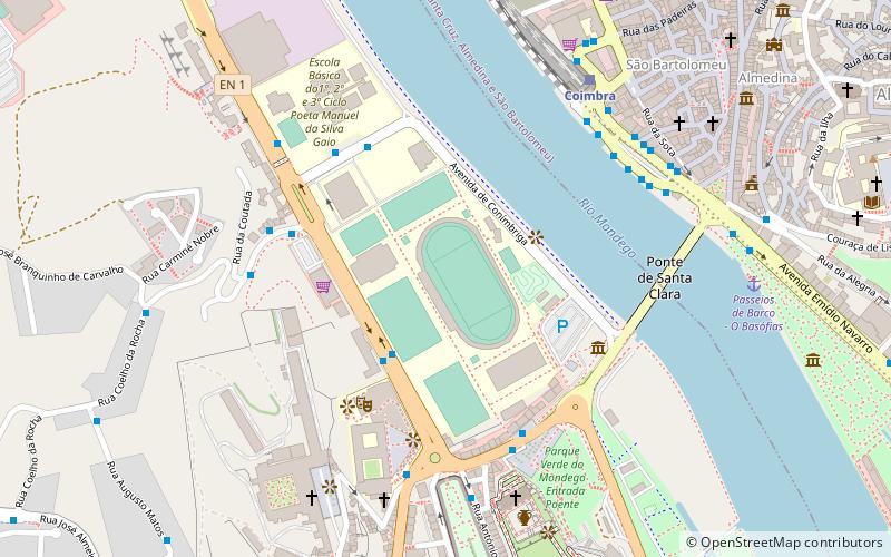 Coimbra University Stadium location map
