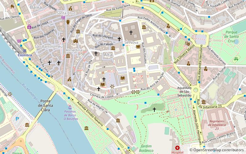 University of Coimbra General Library location map