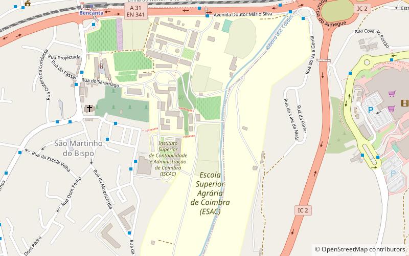 escola superior agraria de coimbra location map