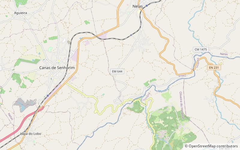 Canas de Santa Maria location map