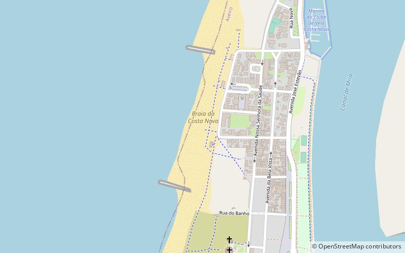 Praia da Costa Nova location map