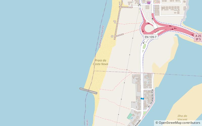 Praia da Costa Nova location map