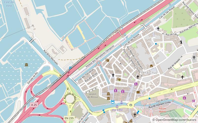 Circular Pedestrian Bridge location map