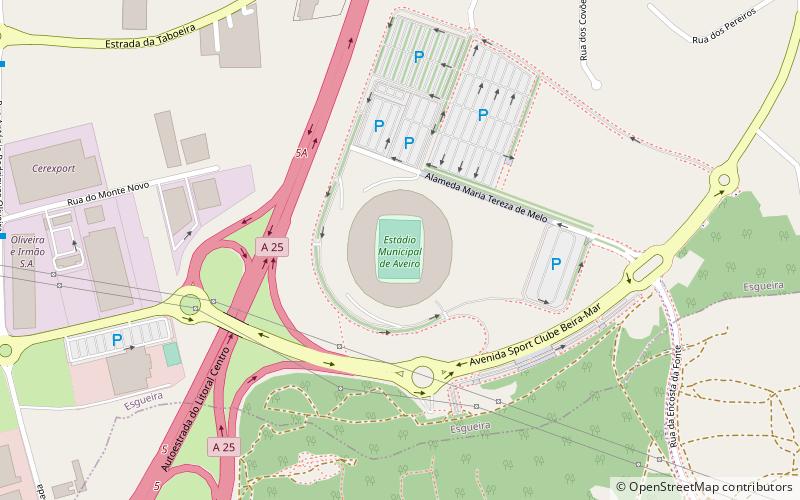 Estádio Municipal de Aveiro location map