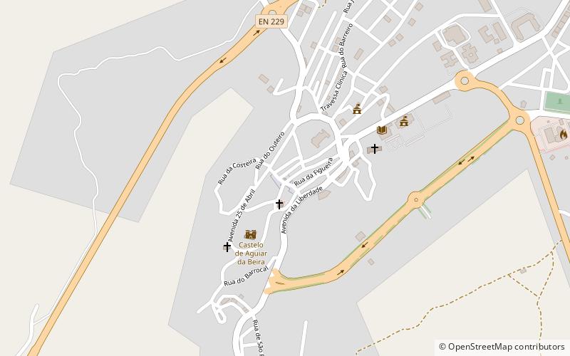 Castle of Aguiar da Beira location map