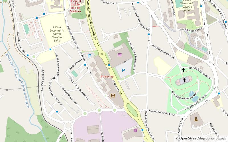 8ª Avenida location map