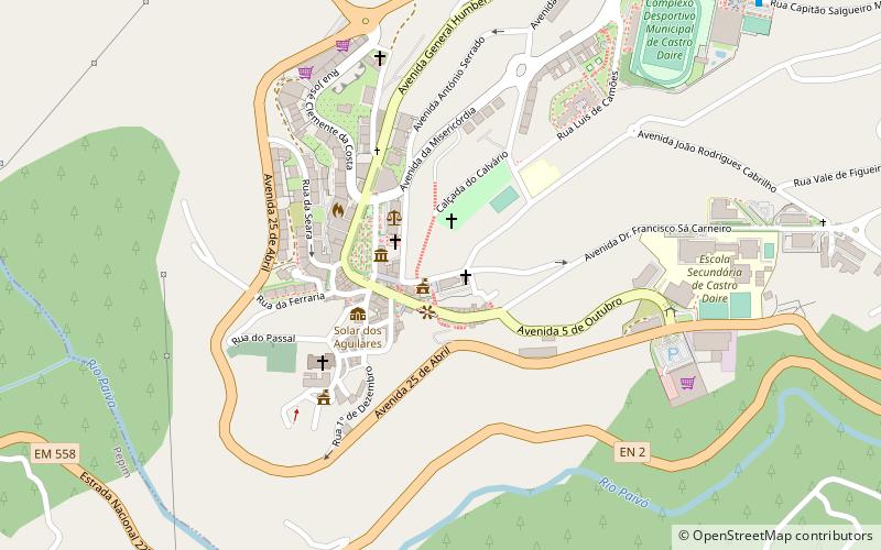 Castro Daire location map