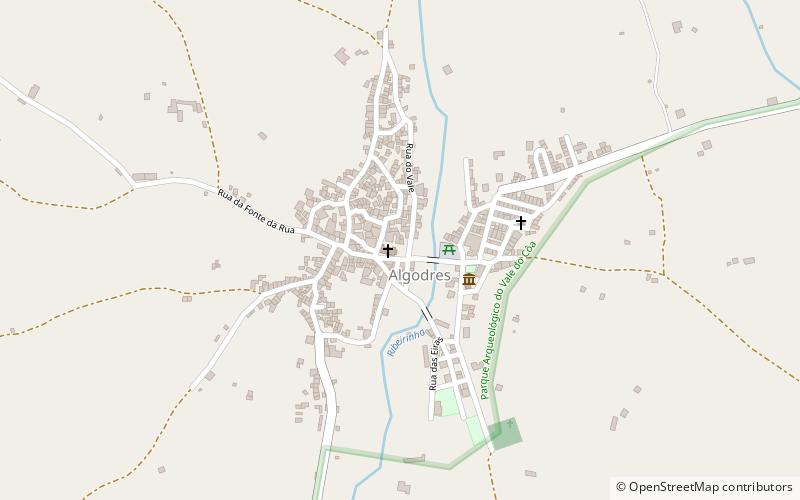 Algodres location map