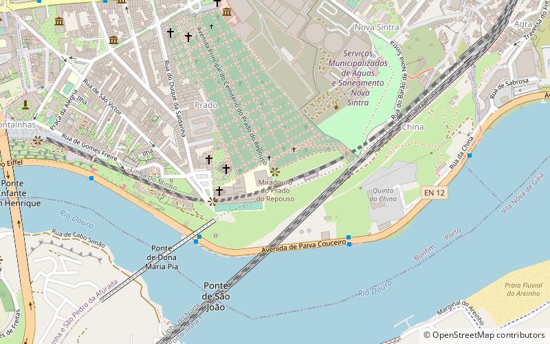 prado do repouso oporto location map