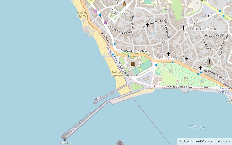 praia do carneiro porto location map