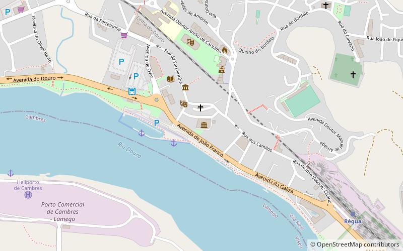 Régua-Rio Douro location map