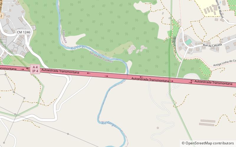 Viaduc de Corgo location map