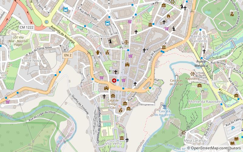 District de Vila Real location map