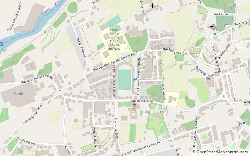 Estádio do CD Aves location map
