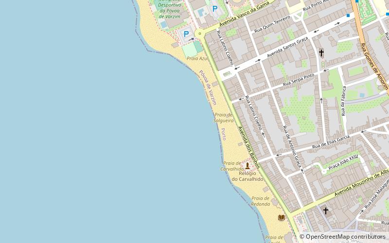 Salgueira Beach location map