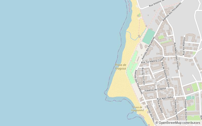 Fragosa Beach location map