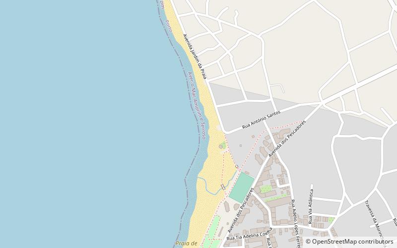 Esteiro Beach location map