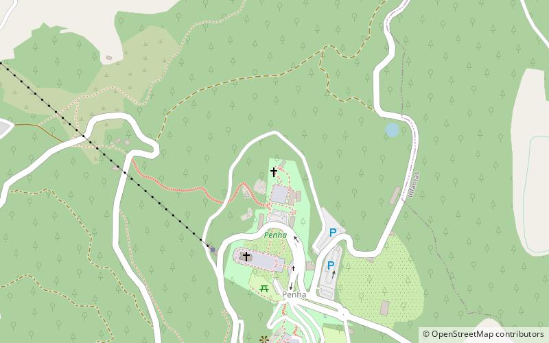 Penha Mountain location map
