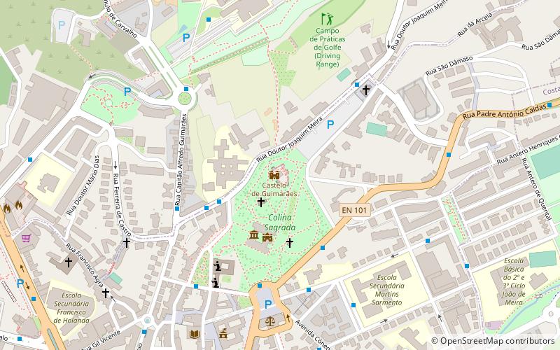 Castelo de Guimarães location map