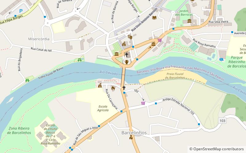 Barcelos Bridge location map