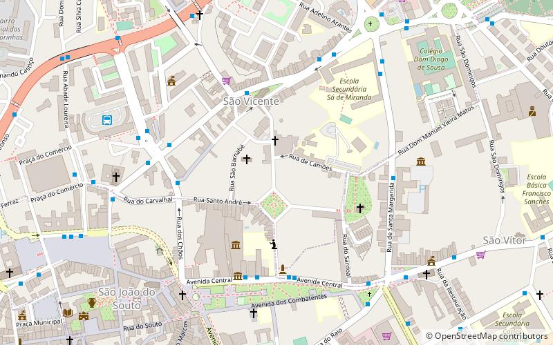 St Vincent's Church location map