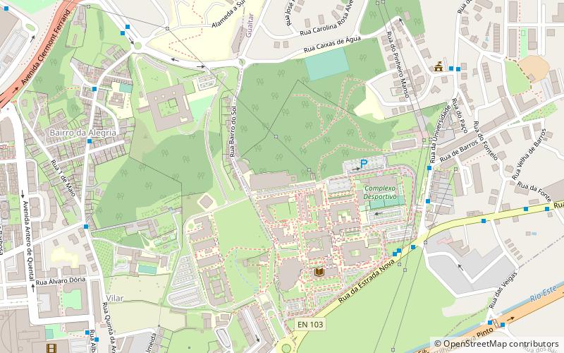 Universidad del Miño location map