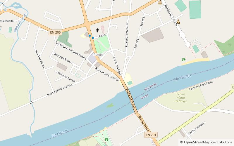 Ponte do Prado location map