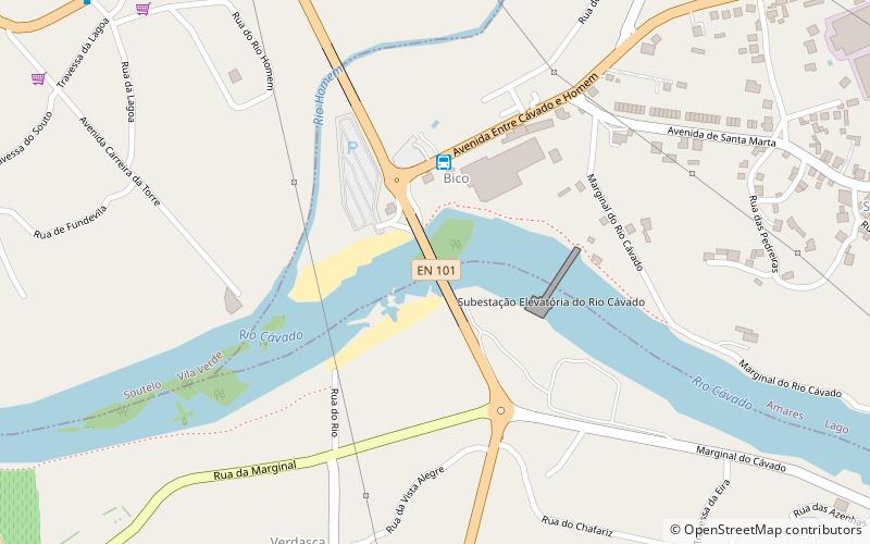 Ponte do Bico location map