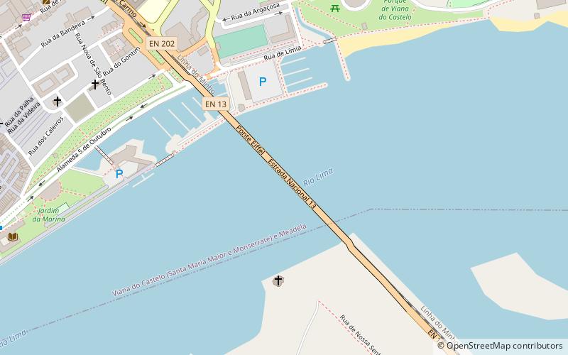 Puente Eiffel location map