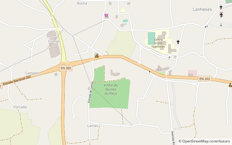 Paço de Lanheses location map