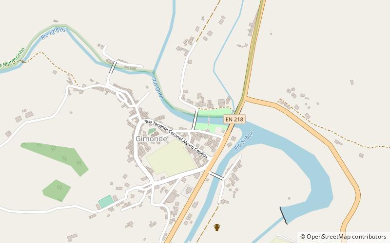 Ponte de Gimonde location map