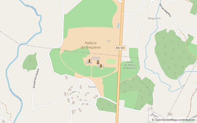 Palais de Brejoeira location map