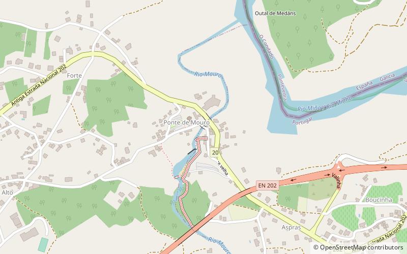 Ponte da Barbeita location map