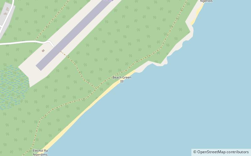 beach green iii angaur location map