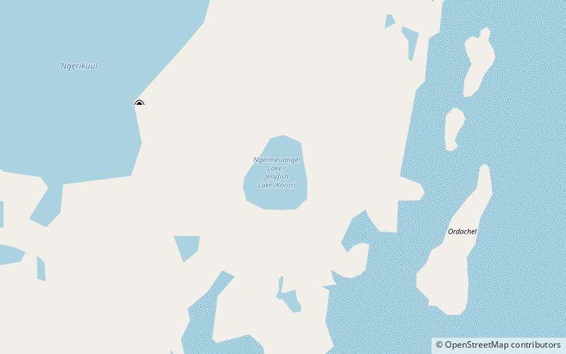 lago ngermeuangel location map