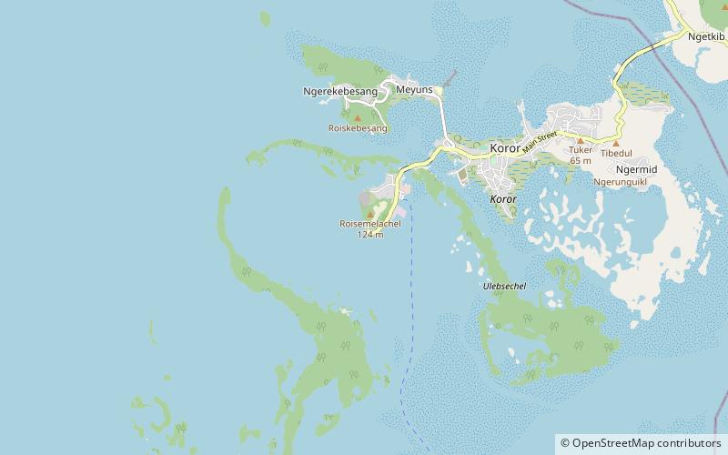 palau mariculture demonstration center malakal island location map