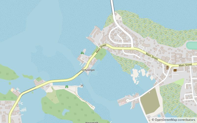 palau seaworld dive center koror location map