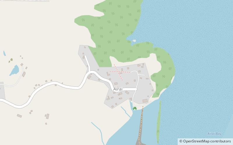 airai bai babeldaob location map