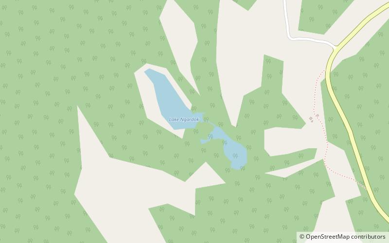 Lake Ngardok location map