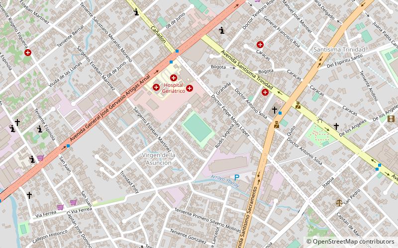 Estadio Martín Torres location map