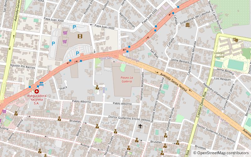 Paseo La Galería location map